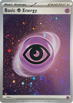 Basic Psychic Energy (Cosmos Holo) (5) - SVE Scarlet & Violet Energies Holofoil - Common