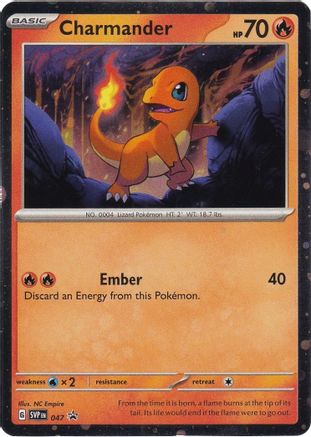 Charmander (Cosmos Holo) (47) - SV Scarlet & Violet Promo Cards Holofoil - Promo