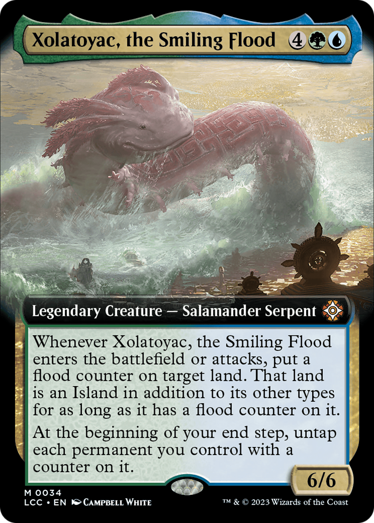 Xolatoyac, the Smiling Flood (Extended Art) (LCC-034) - The Lost Caverns of Ixalan Commander: (Extended Art)