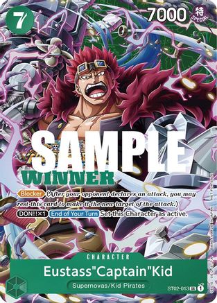(ST02-013) Eustass"Captain"Kid (Winner Pack Vol. 5) - One Piece Promotion Cards Foil
