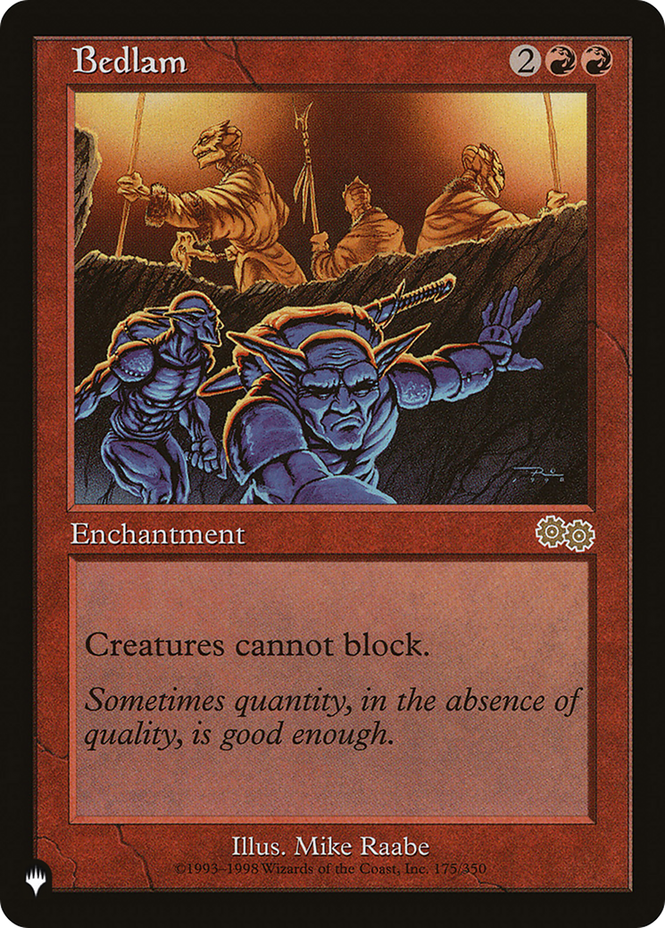 Bedlam (LIST-USG-175) - The List