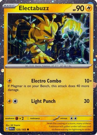 Electabuzz 125/165 - Miscellaneous Cards & Products Holofoil - Promo
