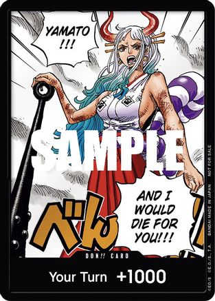 DON!! Card (Yamato) (1st Anniversary DON!! Card Pack) - One Piece Promotion Cards Normal