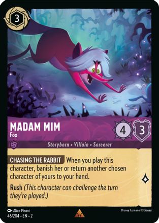 (046/204) Madam Mim - Fox - Rise of the Floodborn Cold Foil
