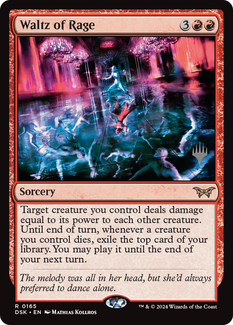 Waltz of Rage (PPDSK-165) - Duskmourn: House of Horror Promos (Promo Pack)