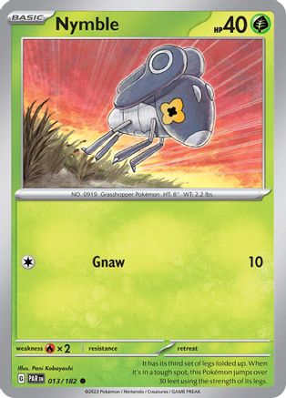 Nymble (13/182) - SV04 Paradox Rift Reverse Holofoil - Common