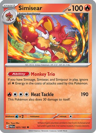 Simisear (21/182) - SV04 Paradox Rift - Uncommon