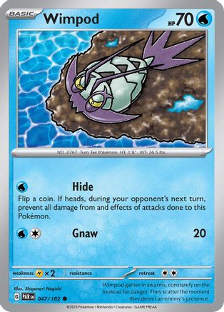 Wimpod (47/182) - SV04 Paradox Rift Reverse Holofoil - Common