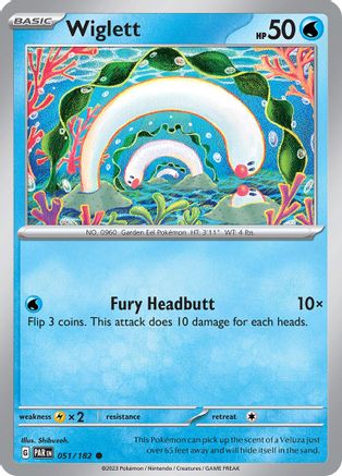Wiglett (51/182) - SV04 Paradox Rift Reverse Holofoil - Common