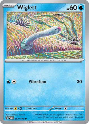 Wiglett (52/182) - SV04 Paradox Rift Reverse Holofoil - Common