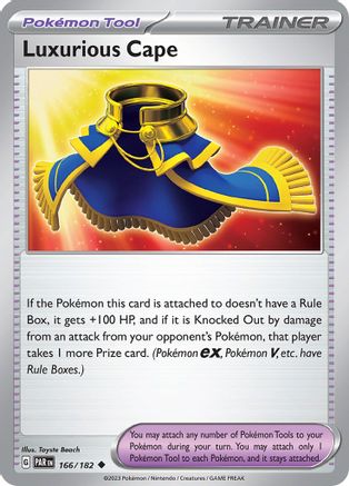 Luxurious Cape (166/182) - SV04 Paradox Rift Reverse Holofoil - Uncommon