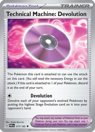 Technical Machine: Devolution (177/182) - SV04 Paradox Rift Reverse Holofoil - Uncommon