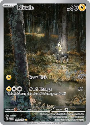 Blitzle (195/182) - SV04 Paradox Rift Holofoil - Illustration Rare