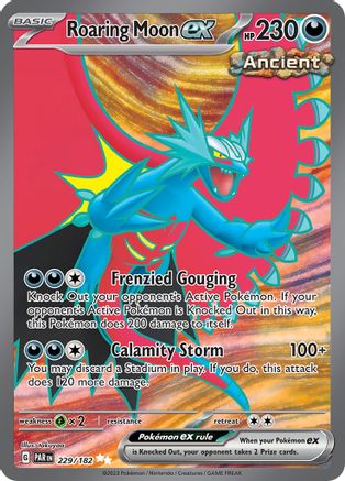 Roaring Moon ex (229/182) - SV04 Paradox Rift Holofoil - Ultra Rare