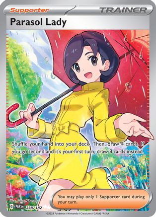 Parasol Lady (238/182) - SV04 Paradox Rift Holofoil - Ultra Rare
