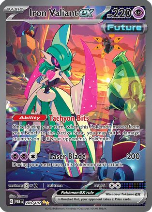 Iron Valiant ex (249/182) - SV04 Paradox Rift Holofoil - Special Illustration Rare