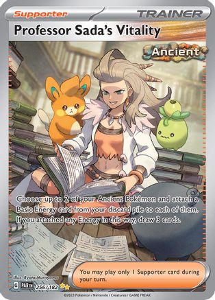Professor Sada's Vitality (256/182) - SV04 Paradox Rift Holofoil - Special Illustration Rare