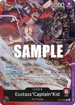 (ST10-003) Eustass"Captain"Kid (003) - Ultra Deck: The Three Captains Foil