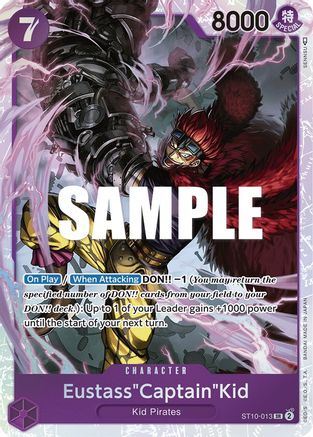 (ST10-013) Eustass"Captain"Kid (013) - Ultra Deck: The Three Captains Foil