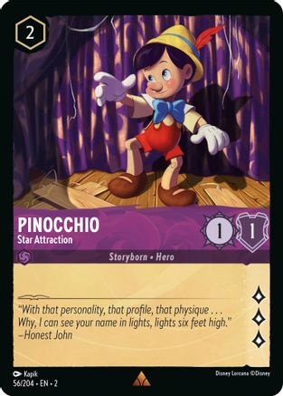 (056/204) Pinocchio - Star Attraction - Rise of the Floodborn Normal