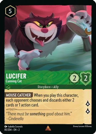 (085/204) Lucifer - Cunning Cat - Rise of the Floodborn Normal