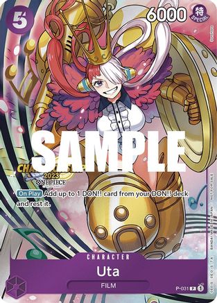 (P-031) Uta (CS 2023 Event Pack) - One Piece Promotion Cards Foil