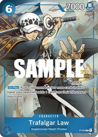 (P-009) Trafalgar Law (CS 2023 Celebration Pack) - One Piece Promotion Cards Foil