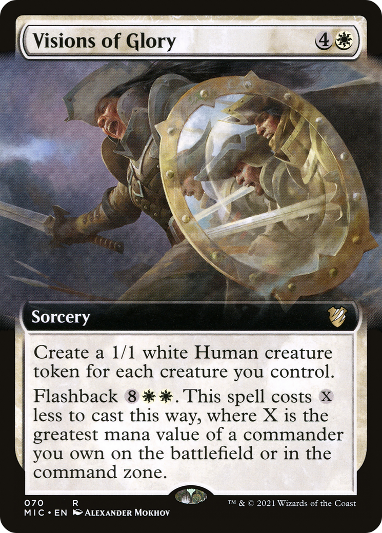 Visions of Glory (Extended Art) (MIC-070) - Midnight Hunt Commander: (Extended Art)
