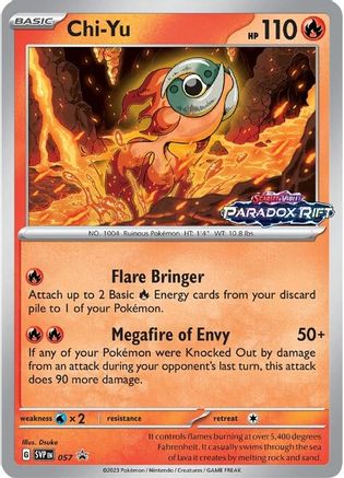 Chi-Yu (Prerelease) (57) - SV Scarlet & Violet Promo Cards Holofoil - Promo