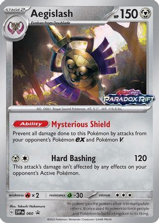 Aegislash (Prerelease) (60) - SV Scarlet & Violet Promo Cards Holofoil - Promo
