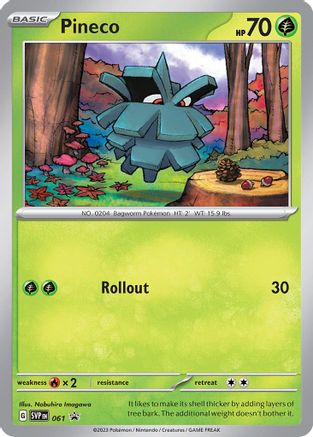 Pineco (61) - SV Scarlet & Violet Promo Cards Holofoil - Promo
