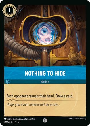 (165/204) Nothing to Hide - Rise of the Floodborn Cold Foil