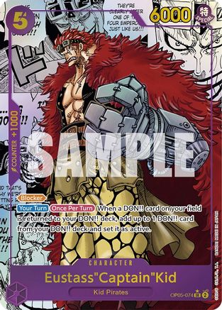 (OP05-074) Eustass"Captain"Kid (Alternate Art) (Manga) - Awakening of the New Era Foil