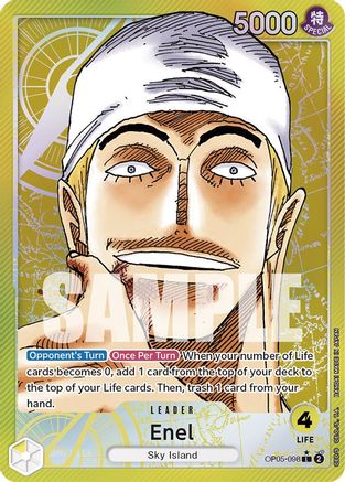 (OP05-098) Enel (098) (Alternate Art) - Awakening of the New Era Foil