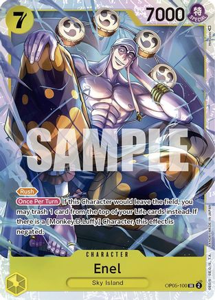 (OP05-100) Enel (100) - Awakening of the New Era Foil