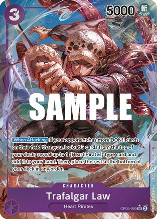 (OP05-069) Trafalgar Law (Alternate Art) (069) - Awakening of the New Era Foil