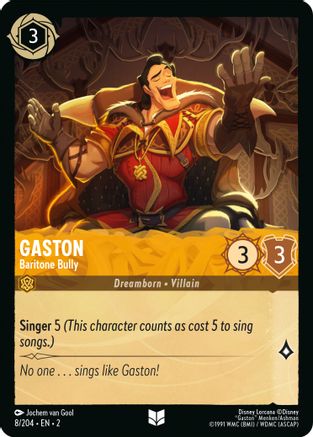 (008/204) Gaston - Baritone Bully - Rise of the Floodborn Normal