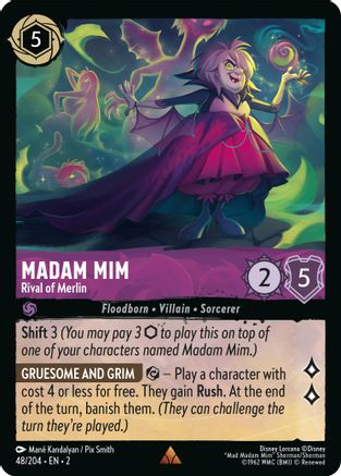 (048/204) Madam Mim - Rival of Merlin - Rise of the Floodborn Normal