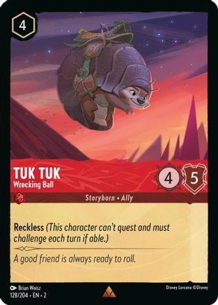 (128/204) Tuk Tuk - Wrecking Ball - Rise of the Floodborn Cold Foil