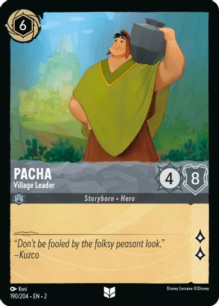 (190/204) Pacha - Village Leader - Rise of the Floodborn Cold Foil