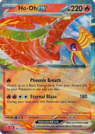 Ho-oh ex (7/034) - Trading Card Game Classic Holofoil - Classic Collection
