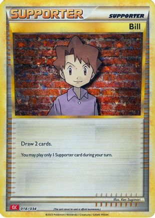 Bill (CLC) (18/034) - Trading Card Game Classic Holofoil - Classic Collection