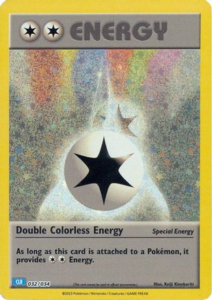Double Colorless Energy (CLB) - 032/034 - Trading Card Game Classic Holofoil