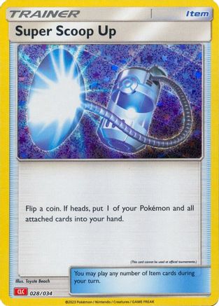 Super Scoop Up (28/034) - Trading Card Game Classic Holofoil - Classic Collection