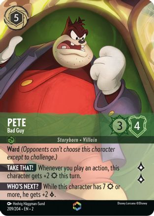 (209/204) Pete - Bad Guy (Enchanted) - Rise of the Floodborn Holofoil