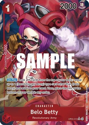 (OP05-015) Belo Betty (015) (Alternate Art) - Awakening of the New Era Foil