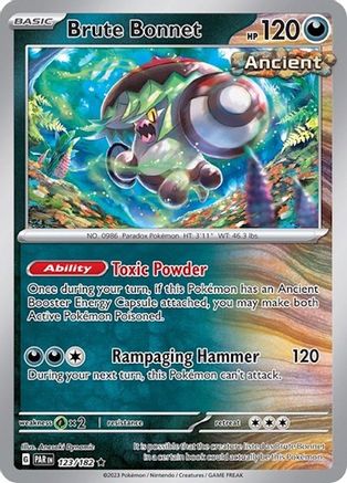 Brute Bonnet (Cosmos Holo) (123/182) - Miscellaneous Cards & Products Holofoil - Rare