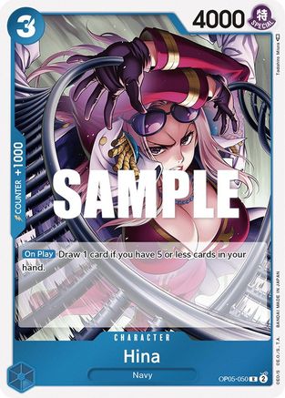 (OP05-050) Hina - Awakening of the New Era Foil