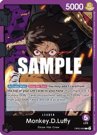 (OP05-060) Monkey.D.Luffy (060) - Awakening of the New Era Normal