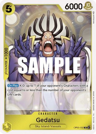 (OP05-102) Gedatsu - Awakening of the New Era Foil